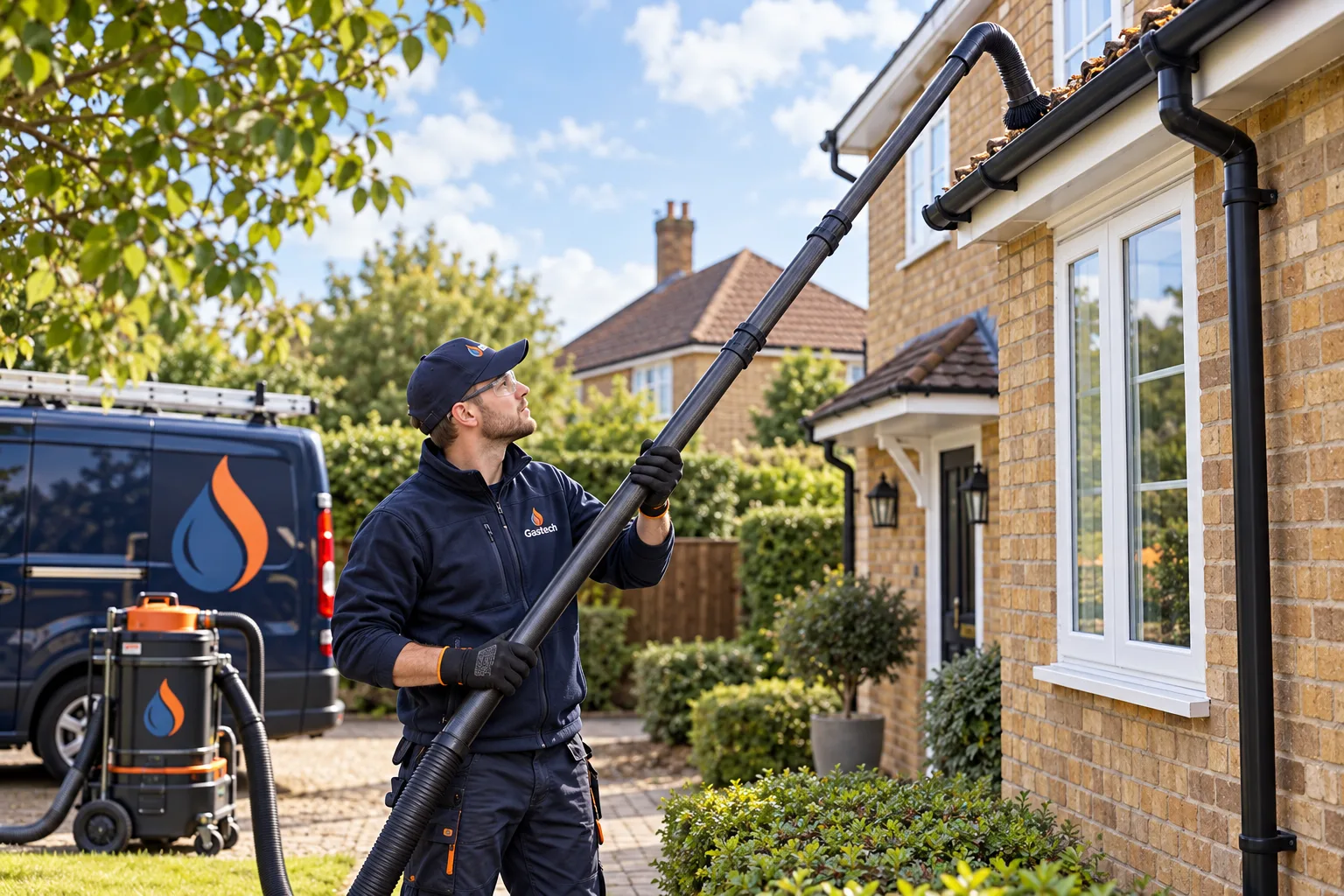 Gutter Cleaning service illustration
